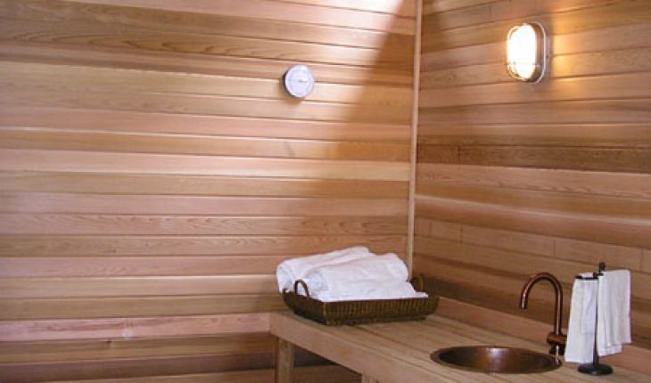sauna build diy